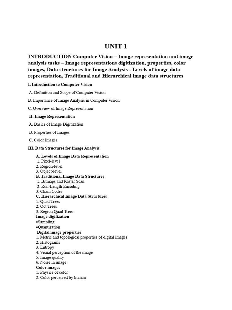 Computer Vision: Image Analysis Basics | PDF | Rgb Color Model | Color