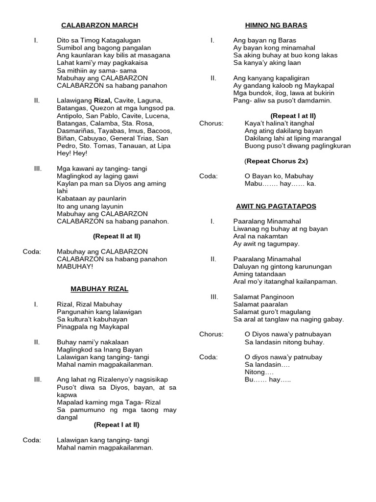 Graduation Song | PDF