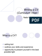 Writing a CV