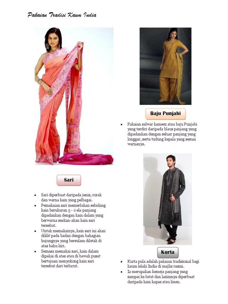 Pakaian Tradisi India Pdf