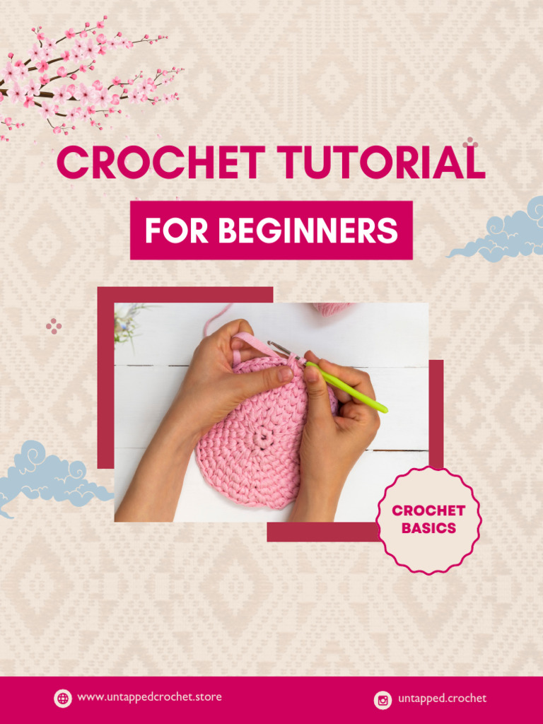 Crochet+Tutorials+ +the+Basics | PDF | Crochet | Textile Arts