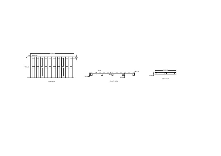 Free Pallet DWG Drawings | PDF