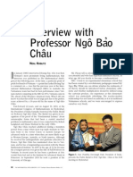 Interview With Professor Ngo Bao Chau - Neal Koblitz