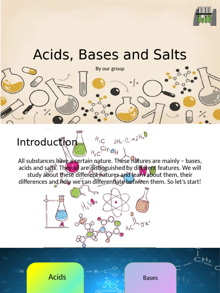 Understanding Acids, Bases, and Salts | PDF | Acid | Ph