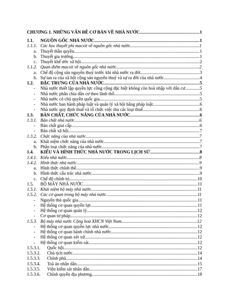 Mục Lục PLDC | PDF