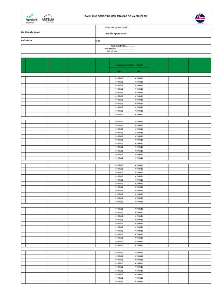 Attachment#3.5.11-DC and AC Installation Checksheet | PDF | Electricity ...