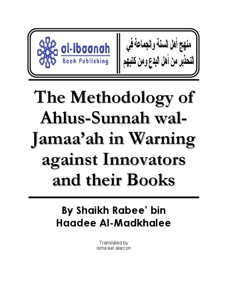 the-methodology-of-ahlus-sunnah-wal-jamaa-ah-in-warning-against