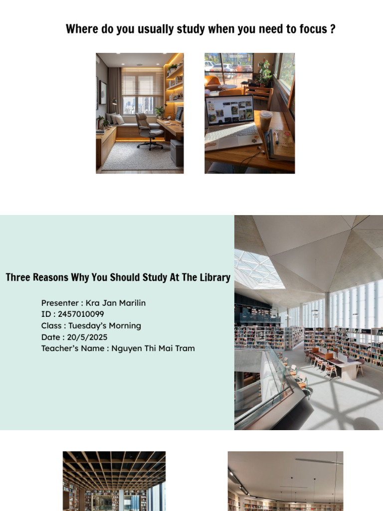 Benefits of Studying at the Library | PDF