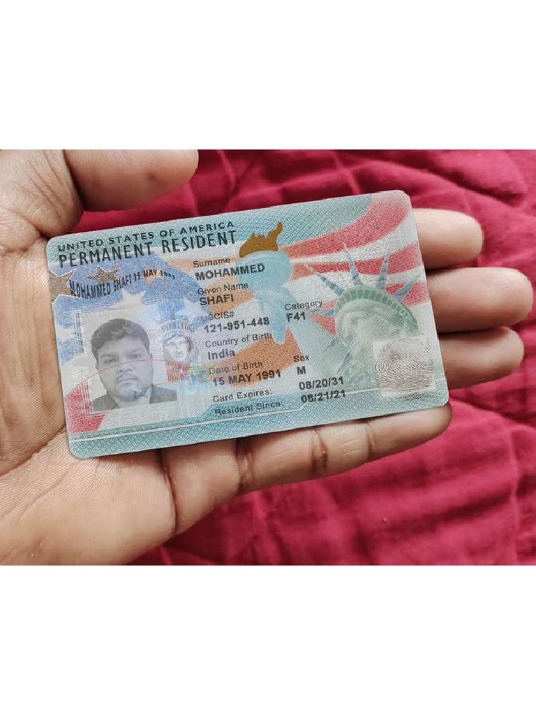 Shafi Green Card | PDF