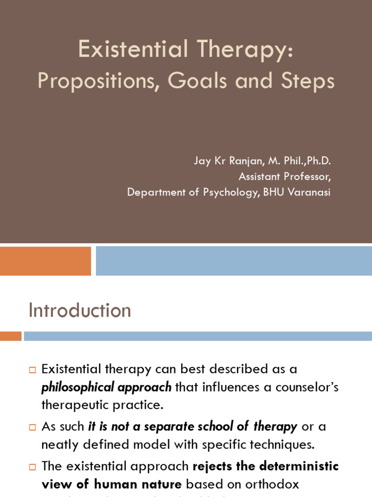 Understanding Existential Therapy Principles | PDF | Psychotherapy ...