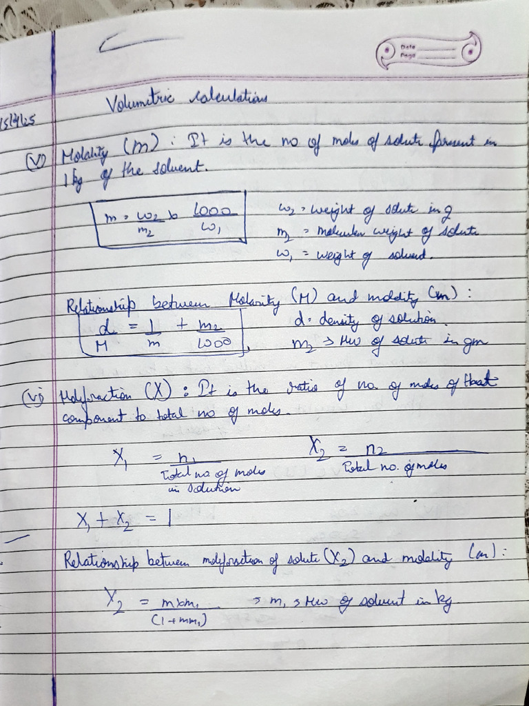 Chemistry Tuition Notes - 3 | PDF