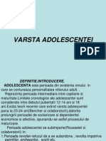 Varsta Adolescentei