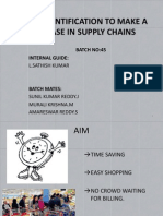 Object Identification To Make A Purchase in Supply Chains: Batch No:45 Internal Guide