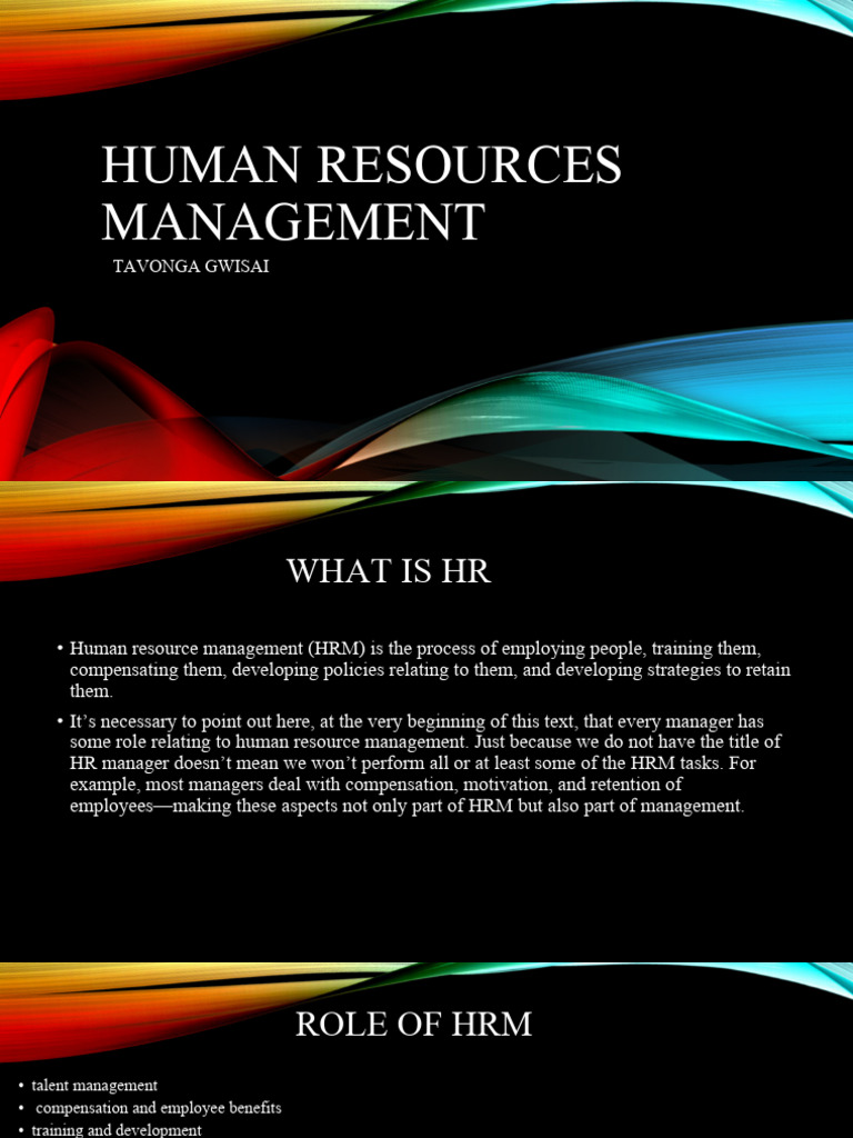 Comprehensive Guide to HR Management | PDF | Human Resource Management ...