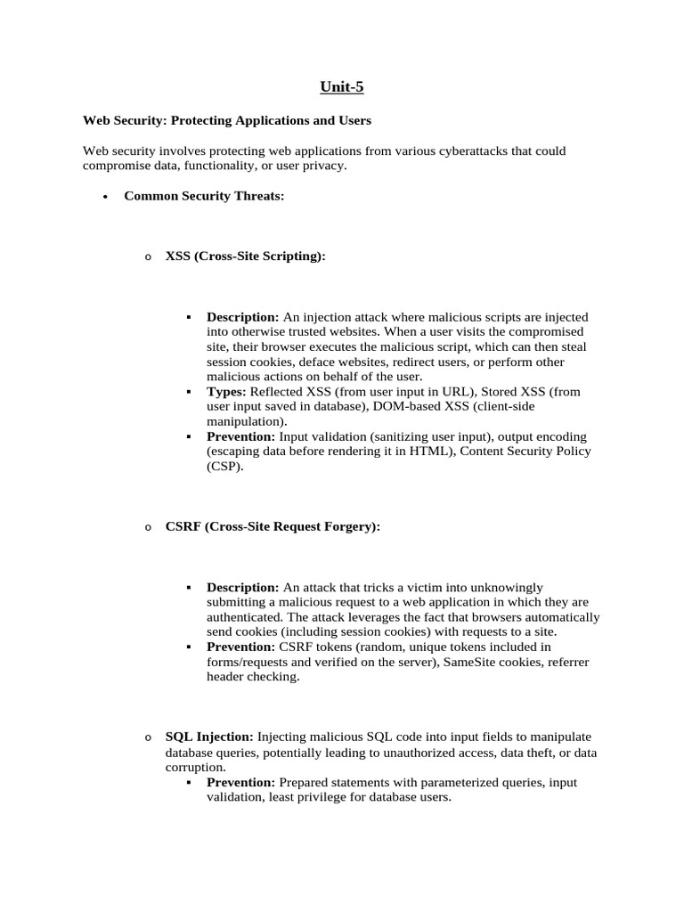 WT Unit 5 | PDF | Transport Layer Security | Http Cookie