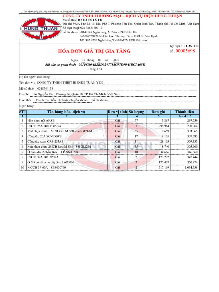 1 001 C25THT 5698 9956 | PDF