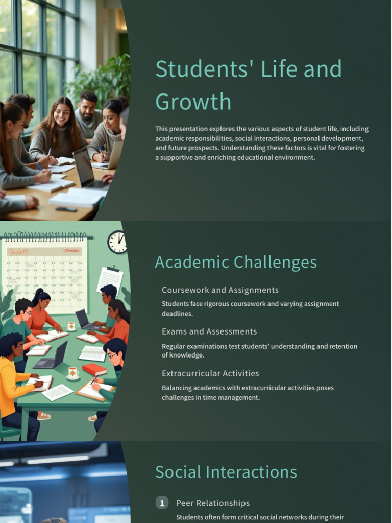 Students' Life and Growth | PDF | Educational Technology | Social ...