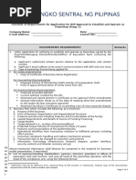 BSP MSB Application Requirements Checklist | PDF | Verification And ...