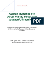 Adakah Ibnu Abdul Wahab Pemberontak