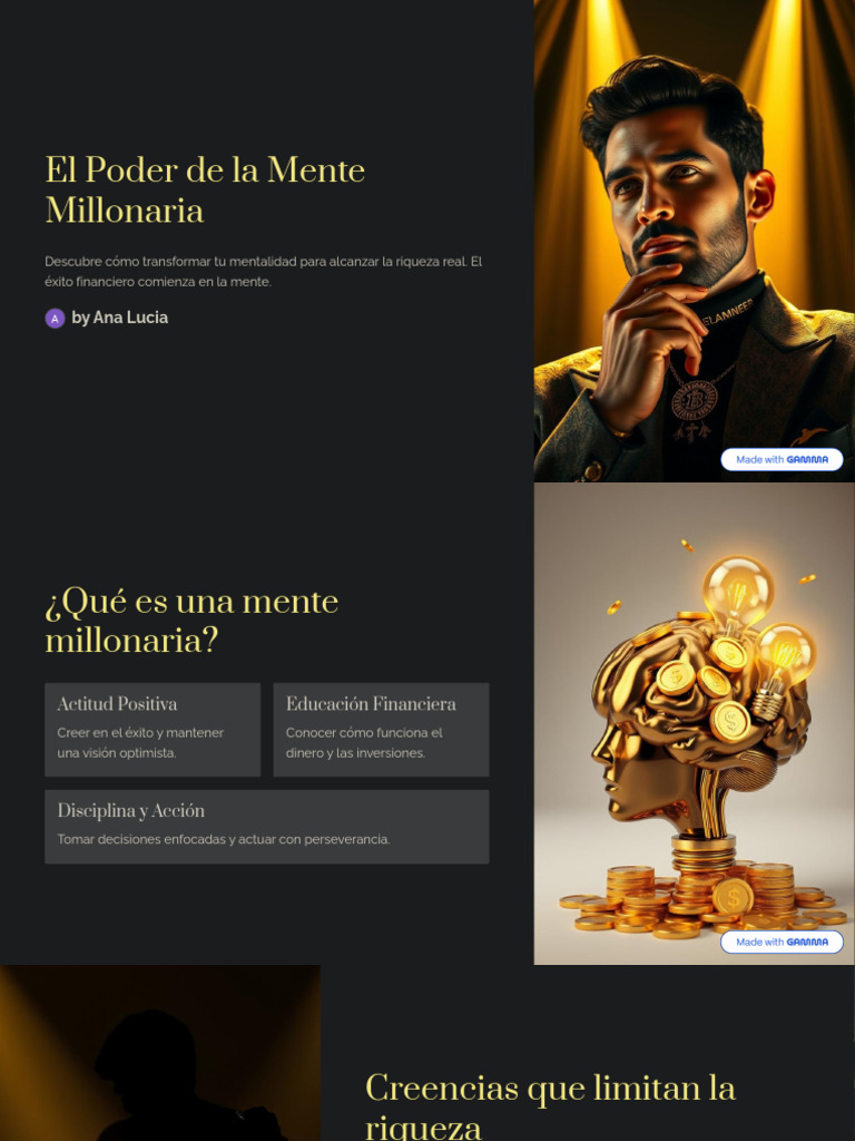 Poder de la Mente Millonaria | PDF | Sicología | Ciencias del ...