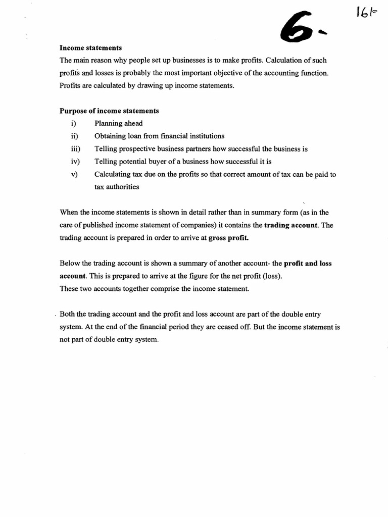Income Statements | PDF