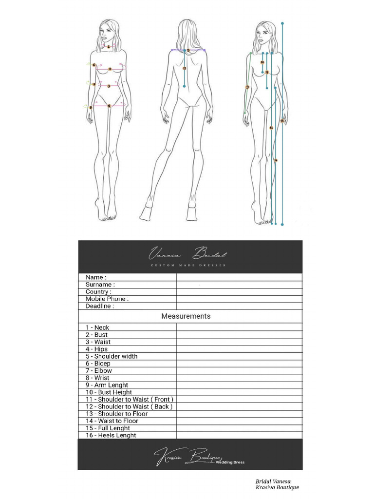 Measurement Chart | PDF