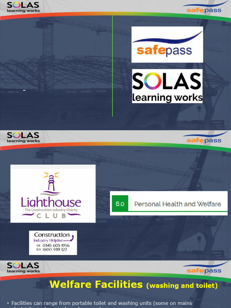 SOLAS Safe Pass Renewal Guide | PDF | Dermatitis