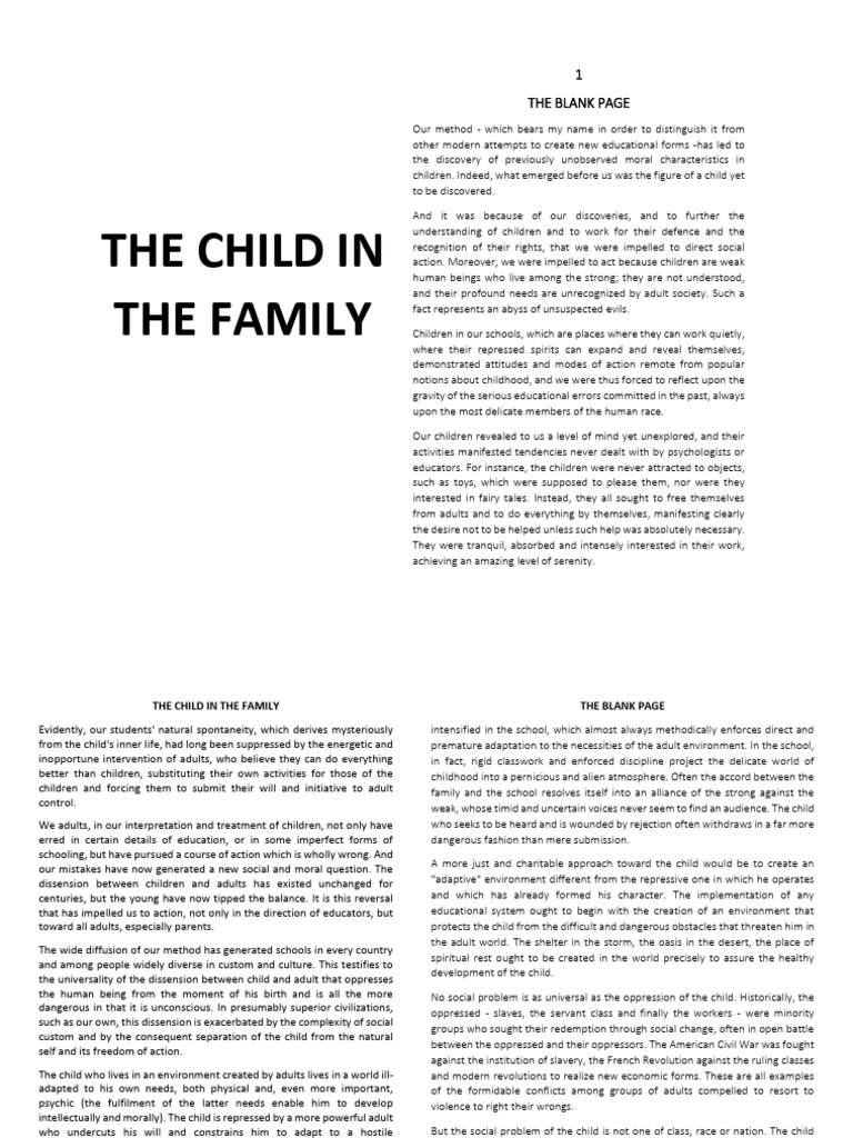Understanding Child Development Rights | PDF | Self | Instinct