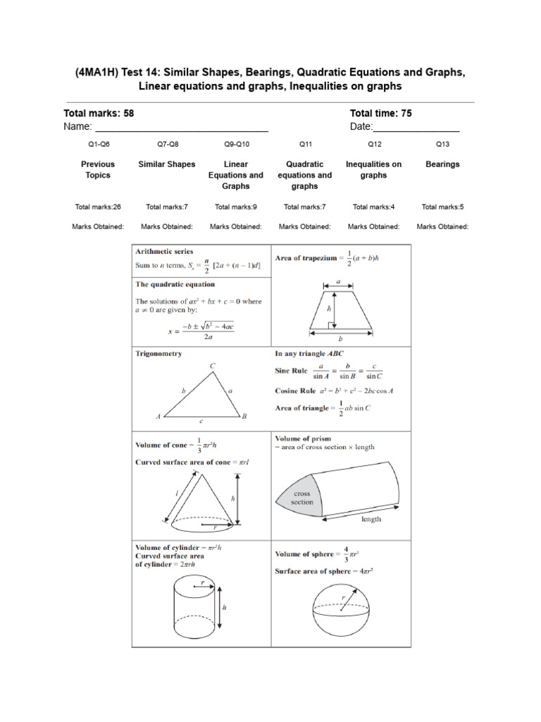 Test 14 | PDF