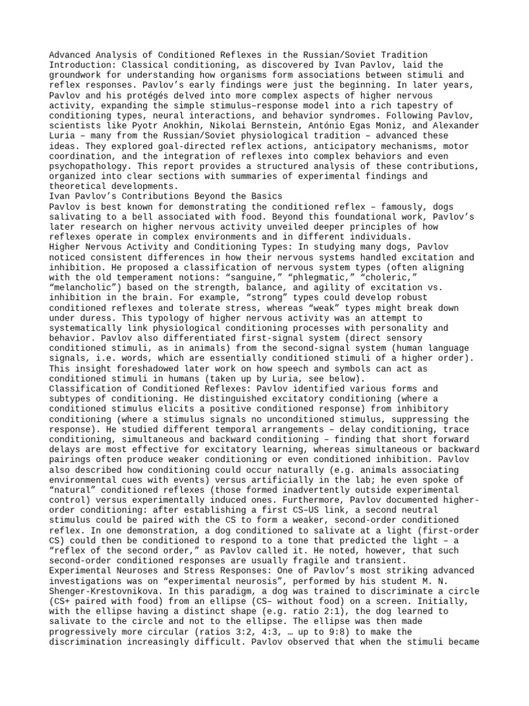 Instructions For The Deep Dive | PDF | Classical Conditioning ...