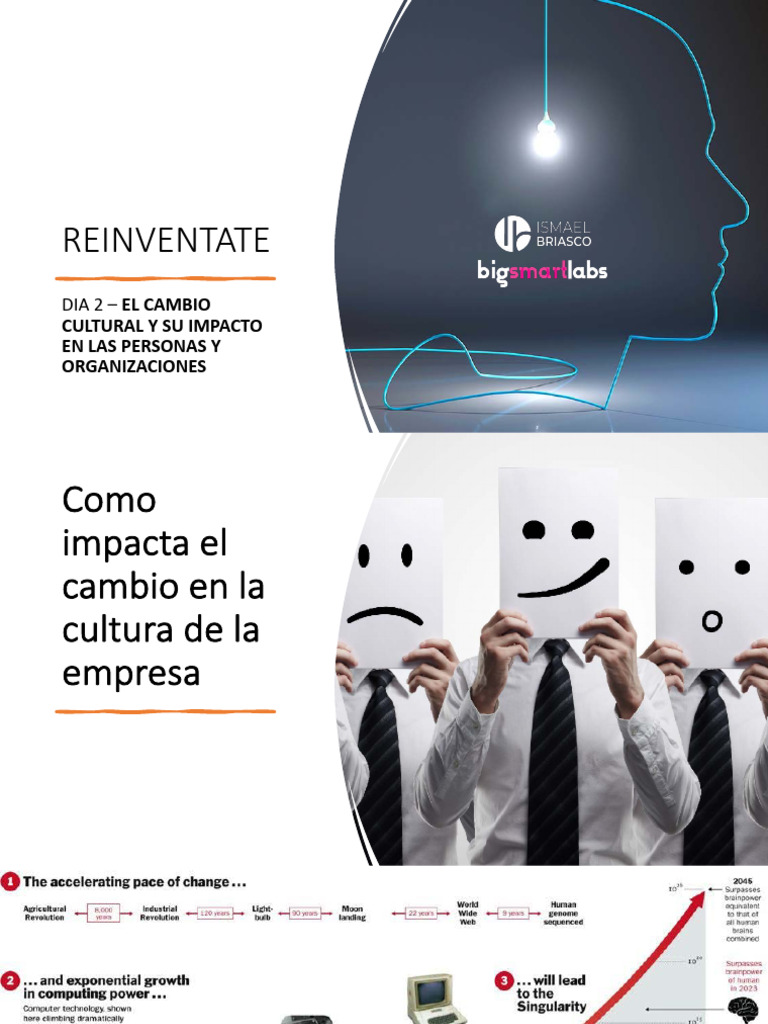 DIA 2 - Reinventate - EL CAMBIO CULTURAL Y SU IMPACTO EN LAS PERSONAS Y ...