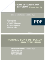 Robotic Bomb Detection