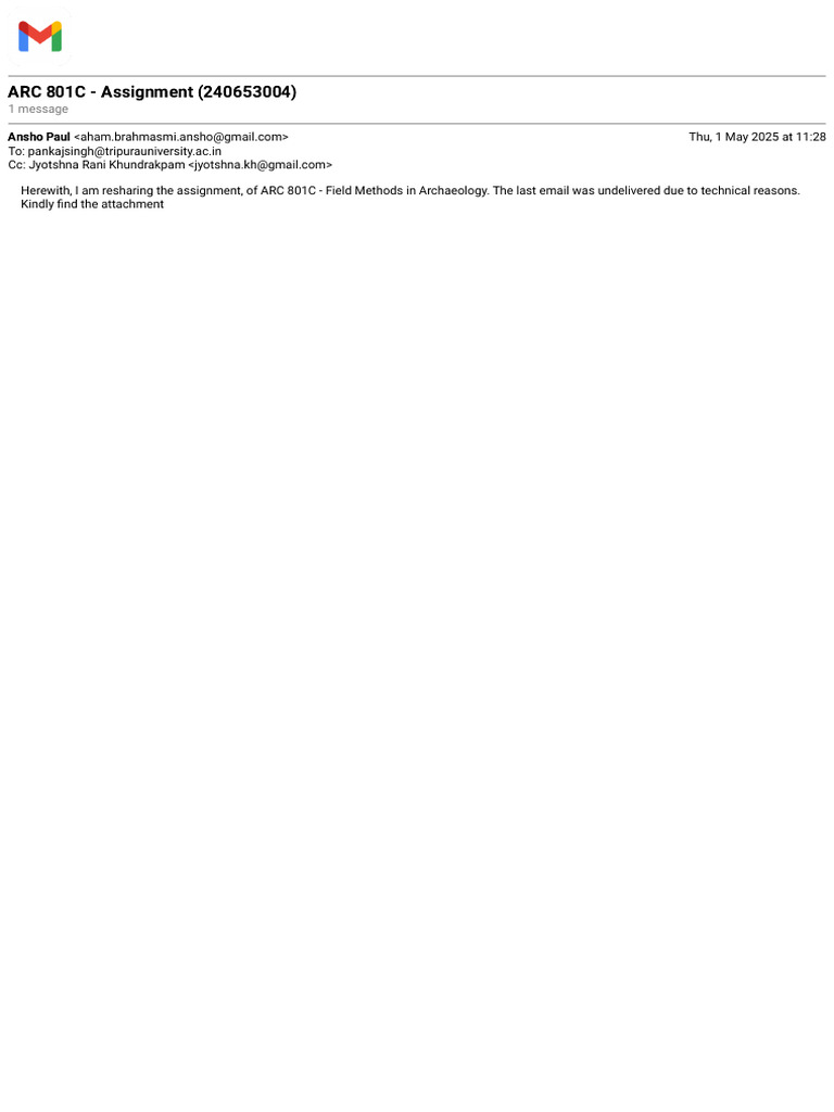 ARC 801C Assignment Resubmission | PDF
