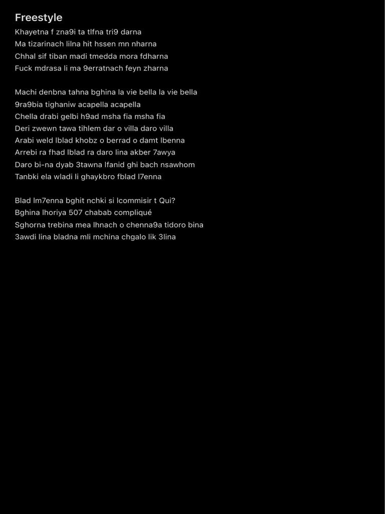 Freestyle | PDF