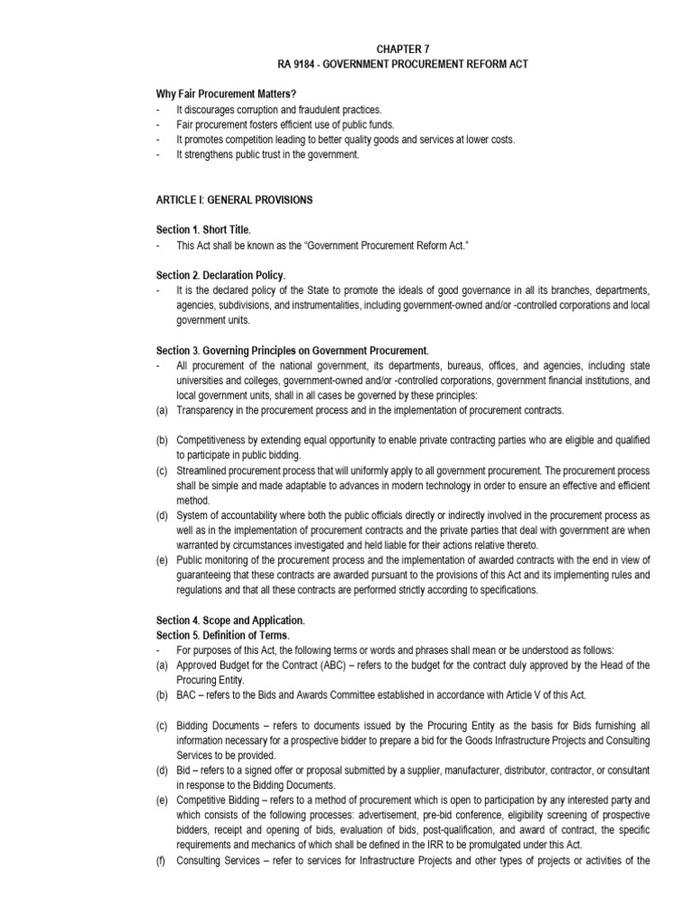 Ce Laws - Chapter 7-8 | PDF | Arbitration
