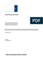 The Five-Phases of Economic Development and Institutional Evolution in China and Japan