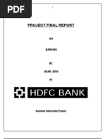 A Study Of Netbanking Provided By Hdfc Bank Online Banking Banks - hdfc bank summer report