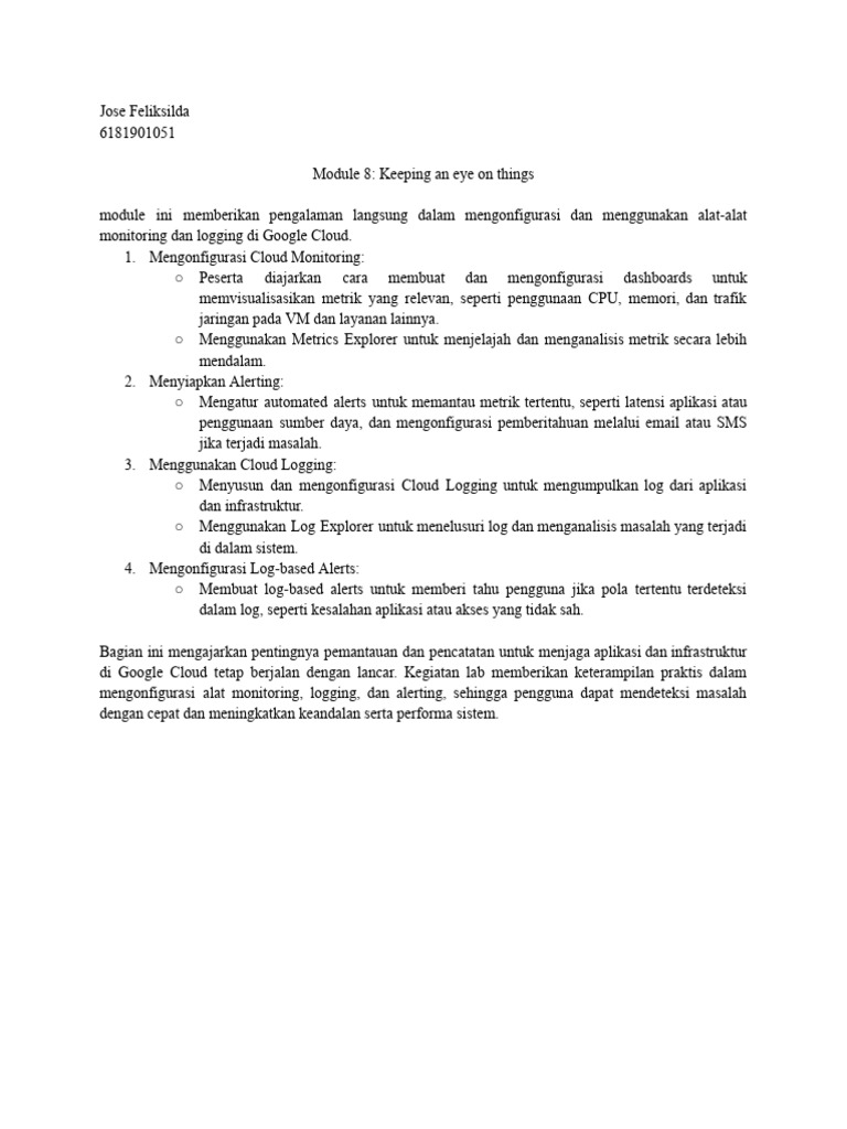Module8 6181901051 | PDF