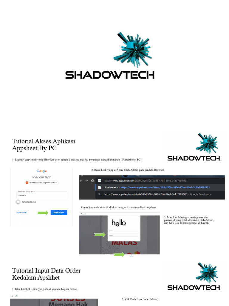 Tutorial Aplikasi Appsheet PC | PDF