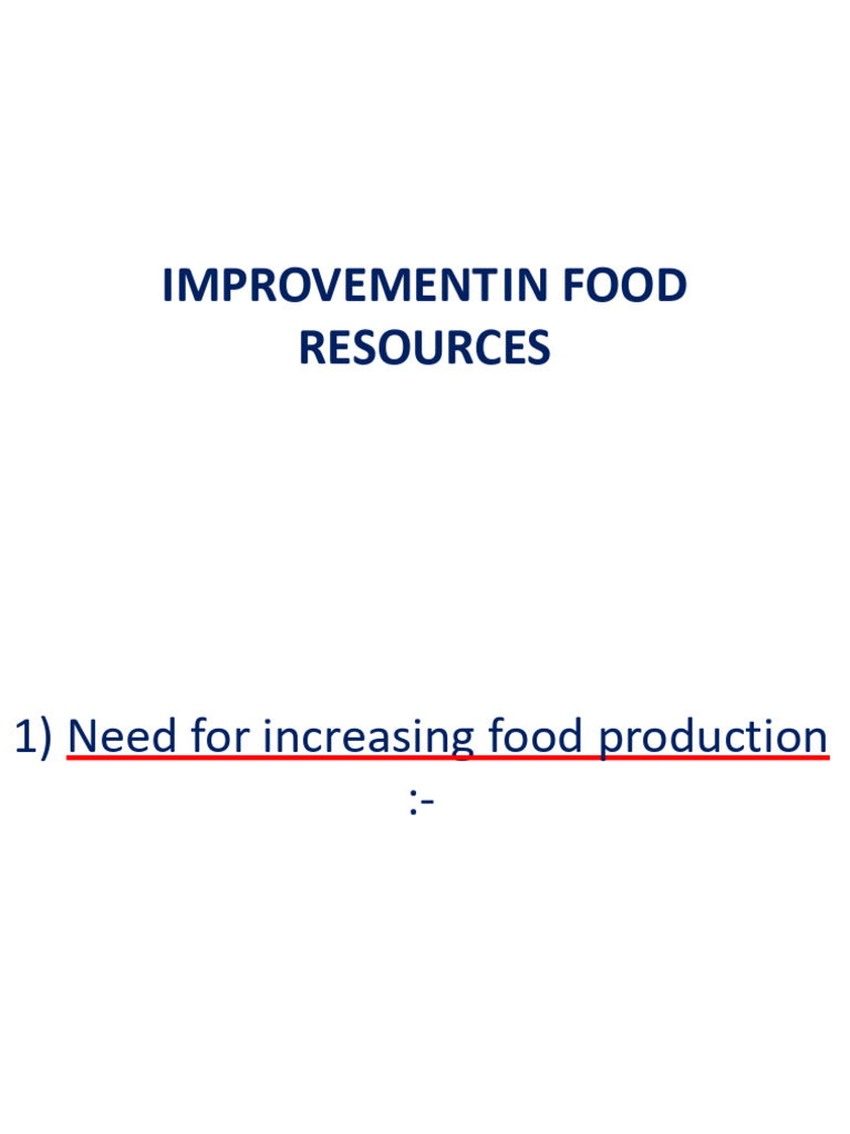 Enhancing Food Production Efficiency | PDF | Plant Nutrition | Soil