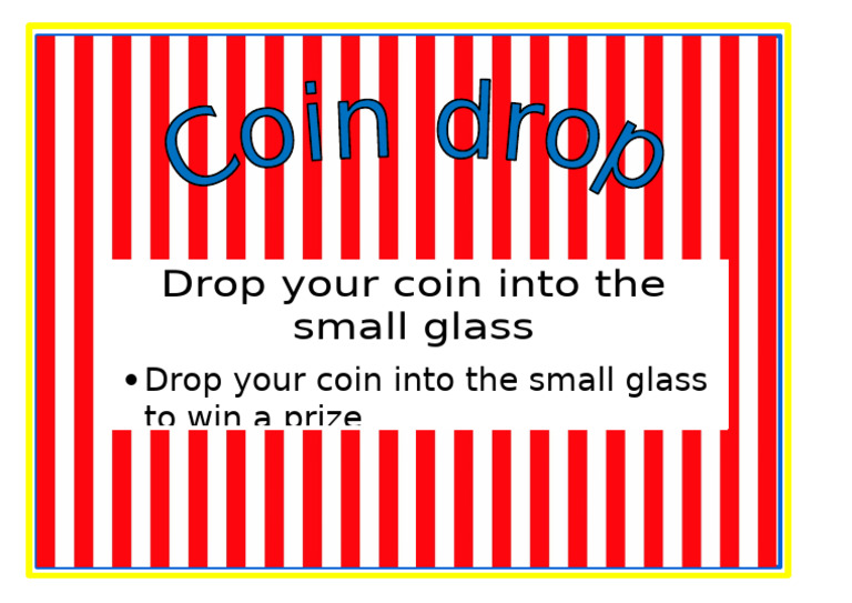 Coin Drop | PDF