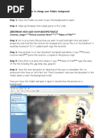 How to Change Your Folders Background