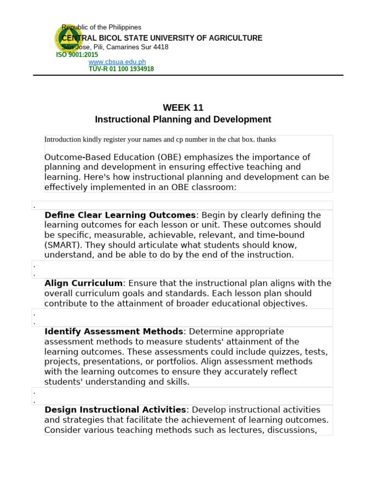 Week 11 | PDF | Educational Assessment | Differentiated Instruction