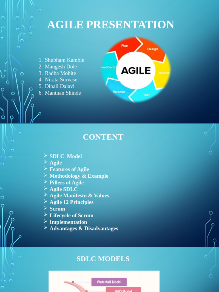 Final Agile Presentation 2k23 | PDF | Scrum (Software Development ...