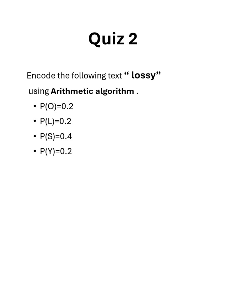 Quiz 2 | PDF