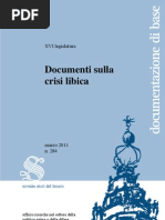 Documenti Sulla Crisi Libica
