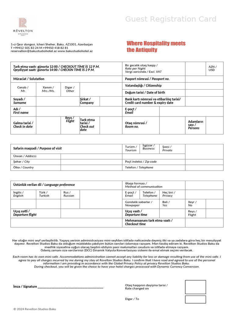 Reg Card | PDF
