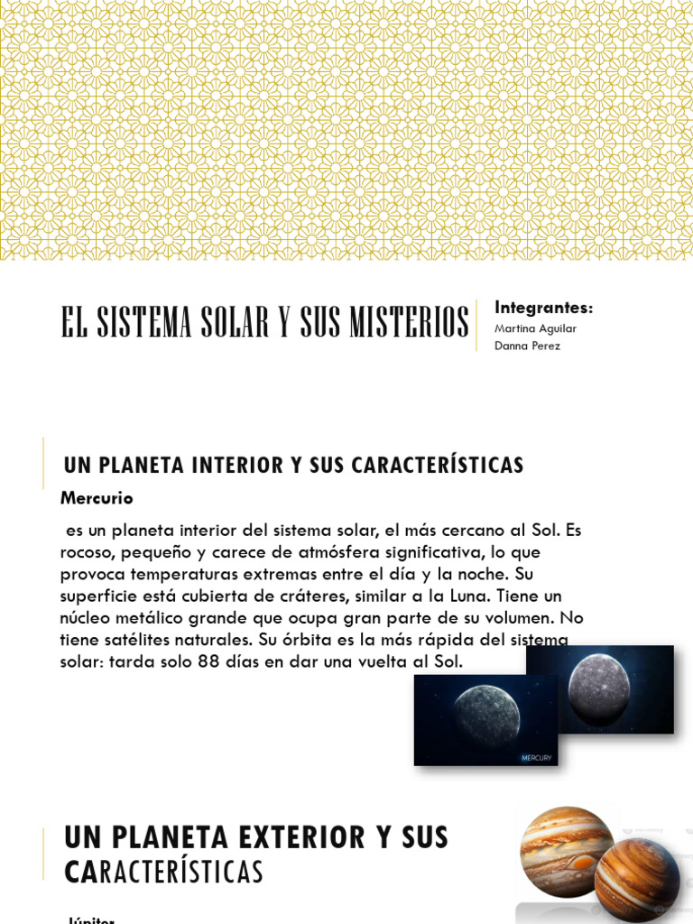 El Sistema Solar y Sus Misterios | PDF