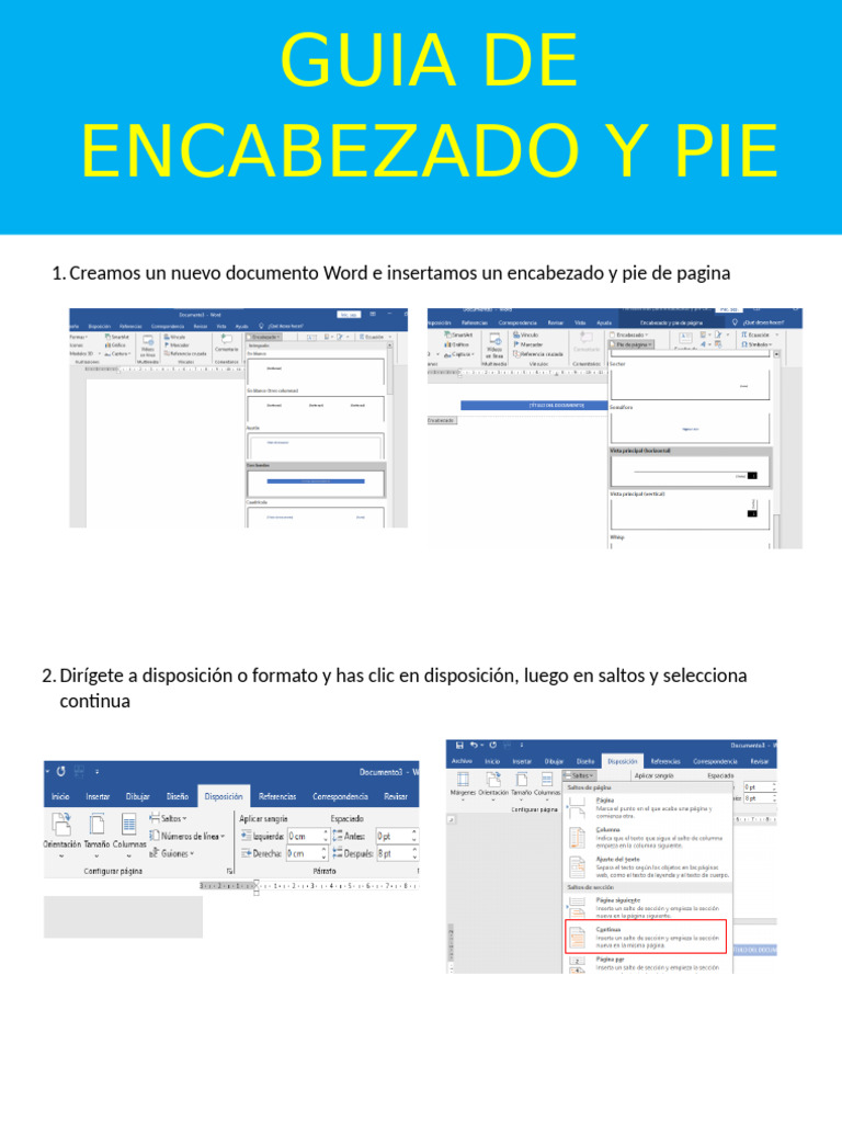 Guia de Encabezados | PDF