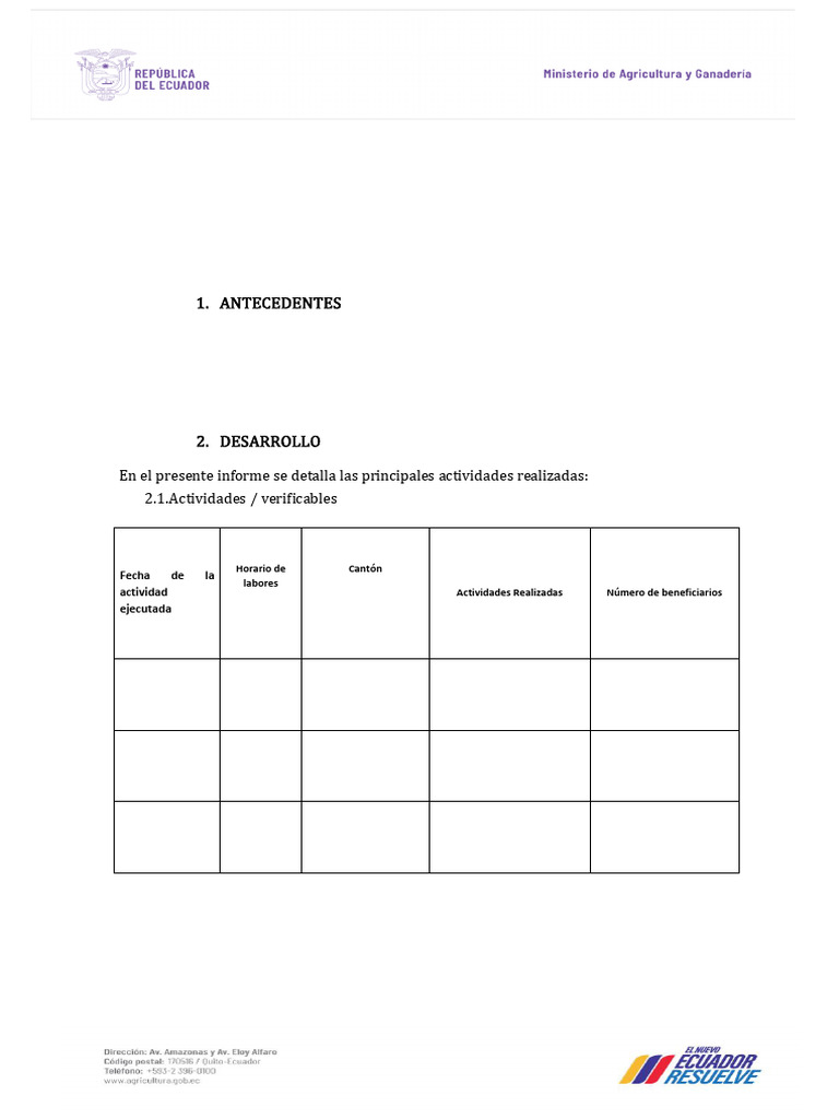 Modelo - de - Informe - de - Ejecución - de - Actividades - y ...